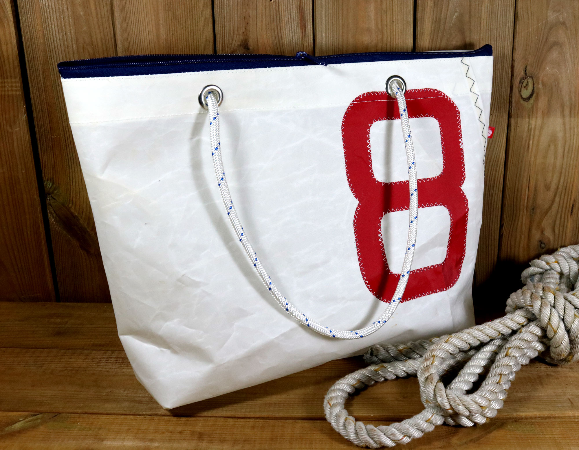 Strandtasche aus Segel