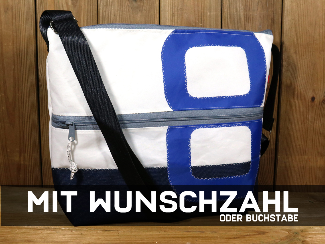 Umhängetasche "LUV" aus Segel